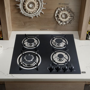 Estufa de hierro fundido duradera de 4 quemadores, estufa de <span class=keywords><strong>Gas</strong></span> para el hogar, encendido eléctrico para batería Solar de <span class=keywords><strong>Gas</strong></span> <span class=keywords><strong>Natural</strong></span> LPG para uso en exteriores - Product Image 1