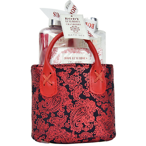 Vente en gros de produits de soins personnels très vendus 6 pièces, panier-cadeau de beauté pour la Saint-Valentin, kit de coffrets cadeaux de la collection douche de spa pour femmes - Product Image 5