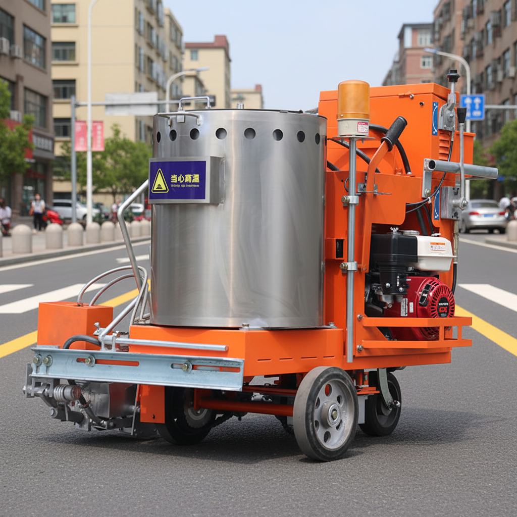 High Quality Line Paint Thermoplastic Road Marking Machine Hot Melt Road Line Marking Highway Road Marking Equipment