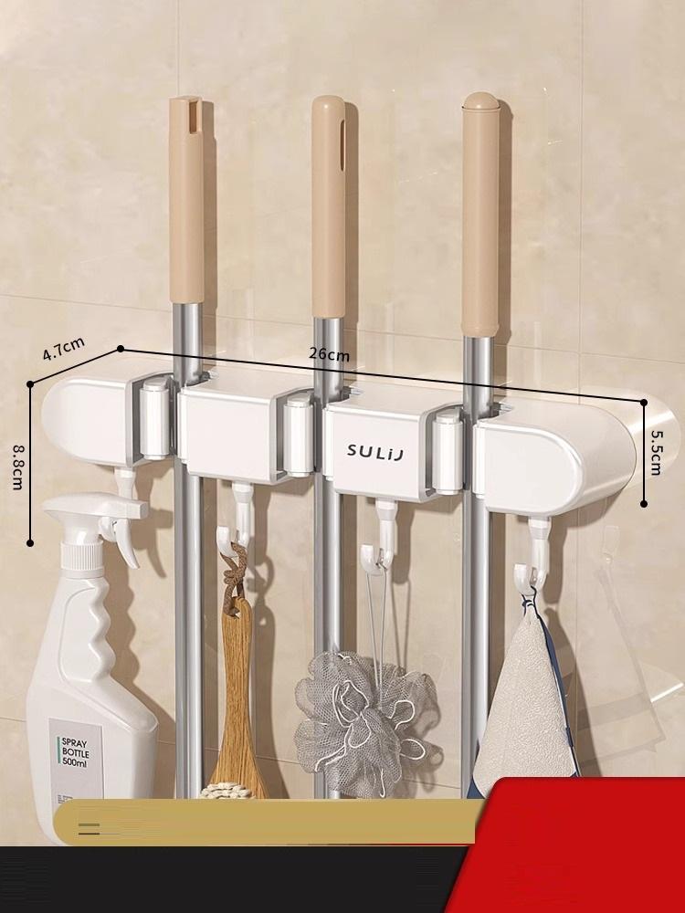 3 clips and 4 hooks - ivory white