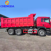 Самосвал SINOTRUK HOWO 6X4 с дизельным двигателем 380 л.с., 10 колес, гидравлическая система самосвального механизма