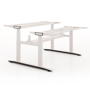 Free Sample Industrial Height Adjustable Executive Home Standing Workstation <b>Office</b> Furniture Desk <b>Table</b> Socket With Wireless - Product Image 5