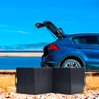 Prix d'usine 18V 200W Panneau solaire pliable portable Couverture de charge solaire mono