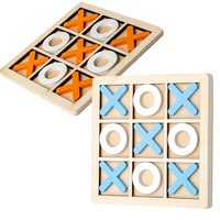 Individuelles Tic-Tac-Toe Holzspiel für Kinder