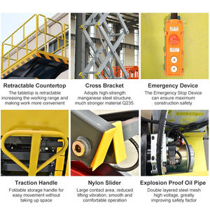 Lift gunting praktis baru dengan fungsi otomatis, gunting hidrolik dengan ketinggian kerja yang diperpanjang - Product Image 5