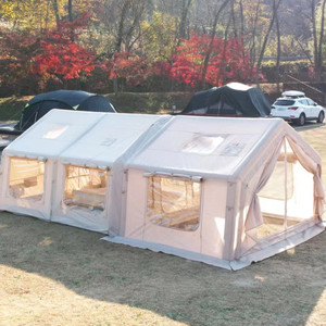 Mới nhất màu xanh lá cây siêu lớn Inflatable cắm trại bên ngoài trời lều - Product Image 5