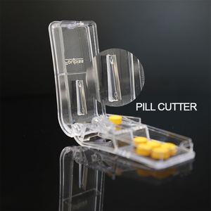 Caja divisora de pastillas plegable de bolsillo, caja de medicina, caja cortadora de pastillas portátil, cajas de almacenamiento - Product Image 1