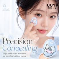 Lot de 4 mini houppettes de maquillage en gros pour fond de teint et poudre, OEM/ODM, pour un application précise et un effet correcteur