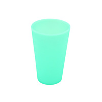 Gobelet à eau en silicone de qualité alimentaire multicolore de 480 ml, incassable, pour enfants, voyages, camping