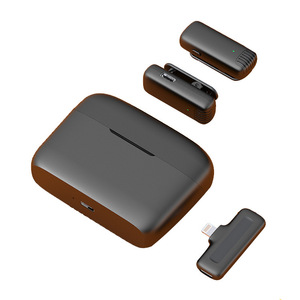 J13 Lavalier <b>Microphone</b> <b>Wireless</b> One To Two With Digital Display Charging Case For Live Streaming Recording - Product Image 5