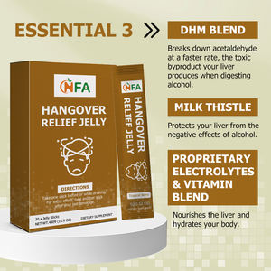 Gelatina para el Alivio de la Resaca, Suplemento Natural Antiresaca en Barra con Mezcla de Vitaminas, Precio Más Bajo Antes y Después de Beber Alcohol - Product Image 3