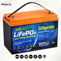Batterie à décharge profonde haute performance 24V 100AH Grade A LiFePO4 pour voiturette de golf avec BMS RS485, connecteur Anderson, 6000+ cycles, CE RoHS IP67, OEM ODM