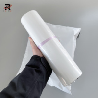 Polymailer personnalisé imprimé de logo rose pêche expédition express biodégradable fermeture éclair