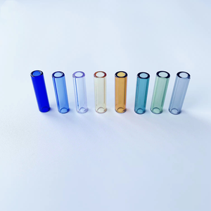 Vente en gros embouts droits 12*30mm transparents embout de joint de tube en verre borosilicaté de haute qualité pour papier rouleau pré-roulé - Product Image 2
