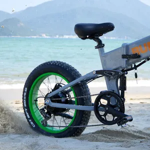 Rundeer 48v 750w חשמלי אופניים אמצע כונן מנוע ערכת 8fun כננת מים הוכחת אופני שומן צמיג ebike