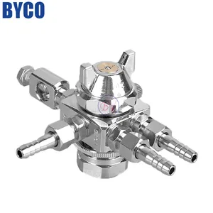 BYCO ST-6 ST-5 Stainless Steel Air Atomizing Coating Oil Chocolate Spray Nozzle Gun For Viscous Liquid