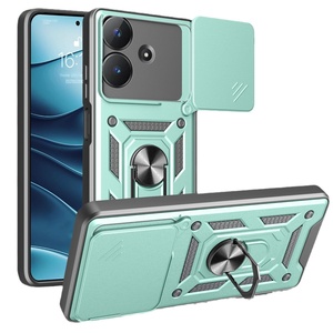 Shun Jia Realme C61 & Note60 4G coques de téléphone Armor Design TPU PC avec poignée de téléphone pour mobiles Realme 4G pour l'Inde et l'étranger - Product Image 5