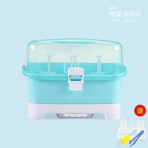 De plástico azul de bebé botella de embalaje caja de almacenamiento - Product Image 4