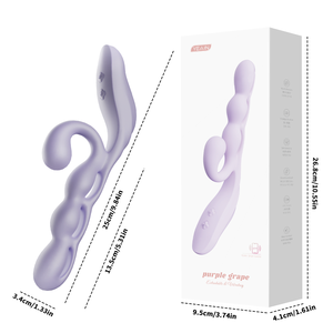 Vibrateur pour femmes contrôlé par application, triple stimulateur C G a Spot, silicone liquide, 12 vibrations - Product Image 6