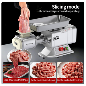 Máquina de Carne Industrial de Acero Inoxidable de Alta Resistencia para Uso Industrial, Fácil de Operar y Sencilla de Mantener, con un Solo Botón - Product Image 1