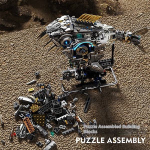 Mj13092 Cơ Khí Động Vật Loạt Piranha 1082 + Pcs Xây Dựng Khối Thiết Lập Với Hiển Thị Đứng Và Đèn Moc Cơ Khí Khối Quà Tặng - Product Image 3