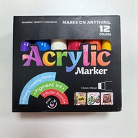 Bestationery – Nouveauté ! Marqueurs acryliques permanents pour art, 16 couleurs, imperméables, pour graffiti et coloriage, personnalisables en Chine