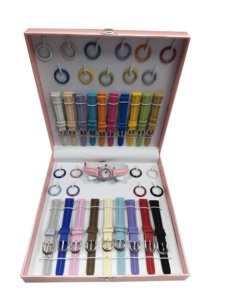 New Design Customized Interchangeable <strong>Watch</strong> Straps And Bezels <strong>Set</strong> <strong>Interchange</strong> <strong>Watches</strong> Bands Girl Gift <strong>Set</strong> - Product Image 5