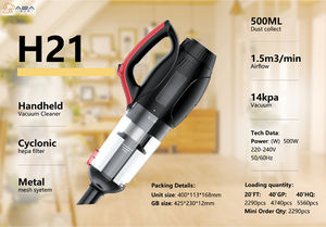 Aspirateur sec cyclonique sans sac puissant de 500 W, portable, pour usage domestique - Product Image 3