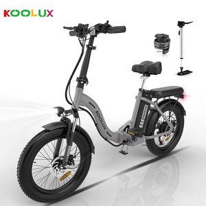 Bicicleta Eléctrica Plegable Urbana Koolux con Llantas Anchas, Aluminio, Almacén en EE. UU., Venta al por Mayor, 20 Pulgadas, 750w, 48v, 14ah, Modelo KL6M - Product Image 1