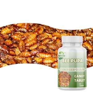 Suplemento para el Cuidado de la Salud, Tabletas Liofilizadas de Pupa de Abeja - Product Image 1