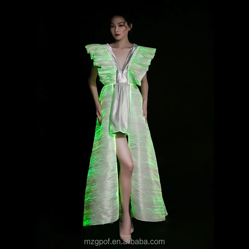 Illuminated luxury fashion women Luminous Evening Dress to be a shinning star among people