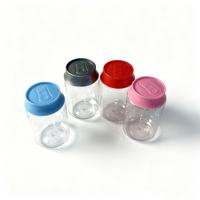 Conteneur en plastique PET transparent en forme de canette de soda, avec bouchon à vis, pot à bonbons, pour noix, friandises, petits cadeaux