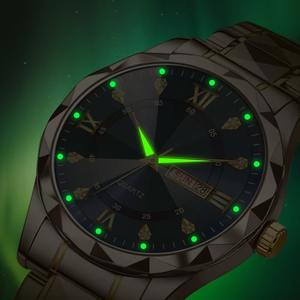 Reloj de Lujo para Hombre con Logotipo Personalizado Drioshipping, Fecha Automática, Resistente al Agua, Luminoso, con Indicador de Día de la Semana, Reloj de Cuarzo de Lujo Monte - Product Image 5