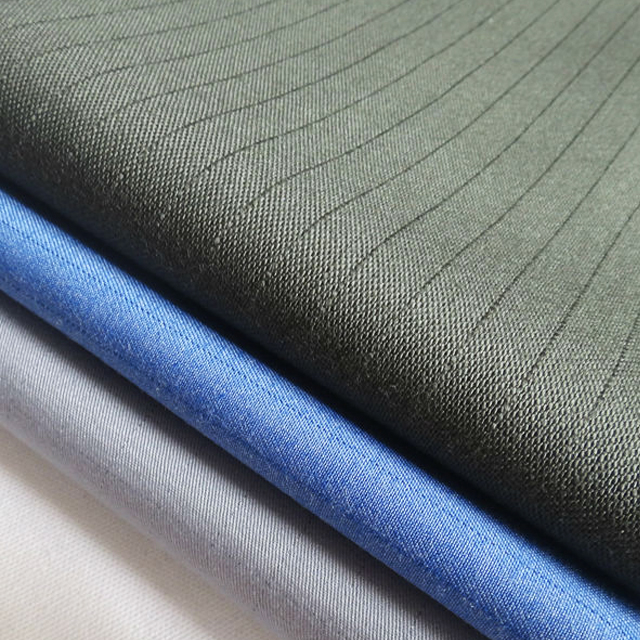 Industrial Workwear Fabric 65%Polyester 34%Cotton 1%Beltron Antistatic Fiber Fabric