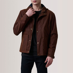 Customized Lightweight Breathable <b>Canvas</b> <b>Jacket</b> High Street Style Soft <b>Canvas</b> Fabric Winter <b>Jacket</b> Waterproof <b>Canvas</b> Rain <b>Jacket</b> - Product Image 1