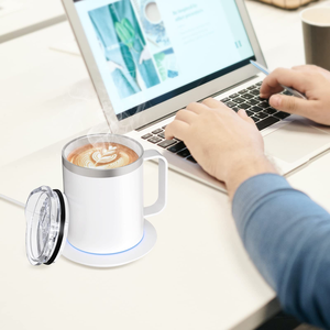 Taza Térmica Eléctrica con Cargador Inalámbrico, Calentador de Tazas, Regalo, Taza Inteligente Termostática para Café a 55 Grados - Product Image 5