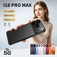 Nouveau Téléphone 2026 18 Pro Max Vente en Gros Original Débloqué Smartphone 5G 16+1 To RAM/ROM Écran OLED HD 7,3 pouces Double SIM