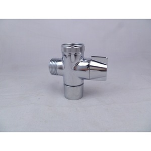 Bathroom Faucet Spout With Diverter Dual Water Outlet Wall Mounting Chrome Finish Modern Design Easy Installation Shower Kits - Product Image 4