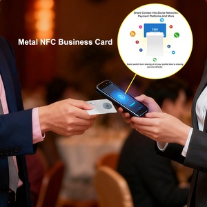 Bán buôn cá nhân tùy chỉnh sang trọng gương không Bạc kỹ thuật số thông minh liên hệ với kim loại NFC thẻ kinh doanh OEM sản xuất - Product Image 6