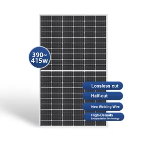새로운 두 얼굴 이중 유리 태양 전지 패널 도매 가격 350w 375 와트 405w 410w 420 watt 440w 450w 태양 전지 패널 중국에서