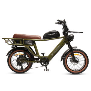Bicicleta Eléctrica con Motor Trasero de 7 Velocidades, 48V/500W, Cuadro para Neumáticos Gruesos de 20 Pulgadas - Product Image 2