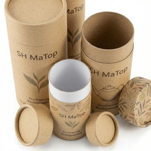 Kemasan Silinder Dorong-Tarik dari Karton Kraft Bentuk Bulat <span class=keywords><strong>2</strong></span> Oz, Kotak Tabung Lip Balm Kosong - Product Image 3