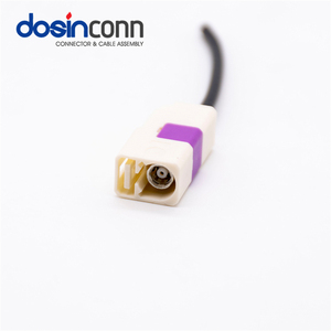 Кабель-удлинитель Fakra B (штекер) — Fakra B (гнездо), прямой, белый, RG174LL, для автомобильных систем GSM, радио, GPS - Product Image 4