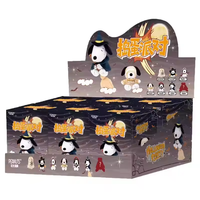 Nouveau lot en gros 100% authentique 6 pièces/boîte Snoopyed Prank Party Series Blind Box Mignons porte-clés et breloques de sac en peluche pour Halloween 14+