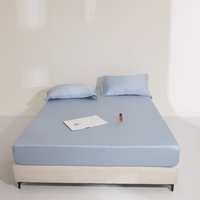Drap housse doux pour hôtel 100% d'eucalyptus bio Lyocell Drap housse Emballage Ensembles de literie en soie 100% Ensemble de draps soyeux