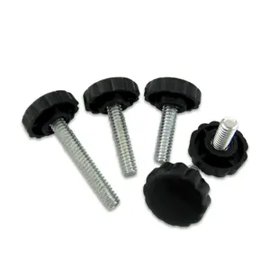 Adjustable Table Leg Screw, Plastic Head Thumb Hand Knob Screw