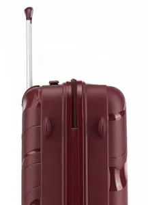 Durable 24-дюймовый красный изготовленный на заказ Багаж чемодана тележки установлен для путешествий женщин