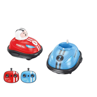 Pack double de voitures télécommandées RC de combat avec pilote éjectable, effets sonores, lumières LED et action sans fil pour enfants