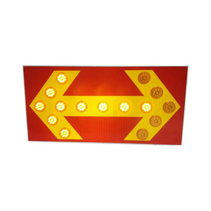 Panneau de signalisation routière monté sur véhicule Chuang An Yue CS-SGP-15B 1400x600mm, indicateur de trafic à LED pour travaux routiers - Product Image 2