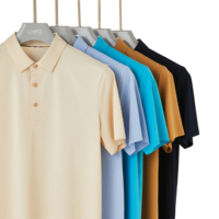 Chemises polo en coton premium pour hommes, respirantes, à manches courtes, en couleurs assorties, chemises polo pour hommes, chemises polo personnalisées en gros